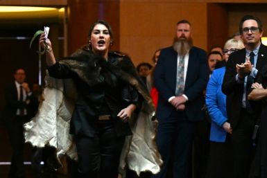 Australian Senator Lidia Thorpe disrupting proceedings as Britain's King Charles attended a parliamentary reception in Canberra in October
