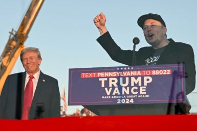 Billionaire Elon Musk at a rally in Butler, Pennsylvania, with Republican candidate Donald Trump