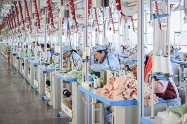 Chinese factory workers