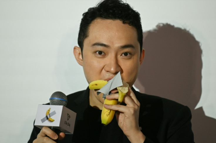 Crypto entrepreneur Justin Sun on Friday fulfilled a promise he made after spending $6.2 million on an artwork featuring a banana duct-taped to a wall -- by eating the fruit