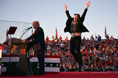 Elon Musk at Trump rally