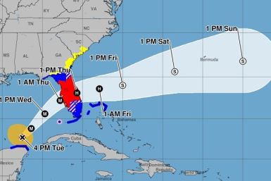 Hurricane Milton path