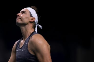 'If I'm not ready, I won't play singles': Rafael Nadal during a training session in Malaga