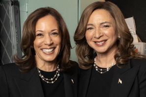 Kamala Harris and Maya Rudolph