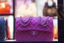 A luxury handbag