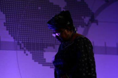 Ngozi Okonjo-Iweala at a conference on world poverty in London in 2009