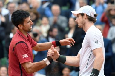 Novak Djokovic shakes hands with Andy Murray during their playing career -- the Briton is now joining his coaching team