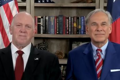 Tom Homan and Greg Abbott