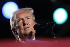 Trump speech shut down.