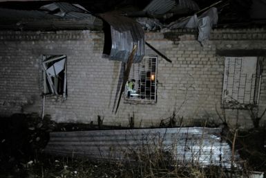 Two people were wounded in the strike