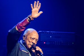 US producer Quincy Jones -- seen at the Montreux Jazz Festival in June 2019 in Switzerland -- influenced the music world in many genres for decades