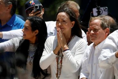 Venezuelan opposition leader Maria Corina Machado was blocked from running in the July election