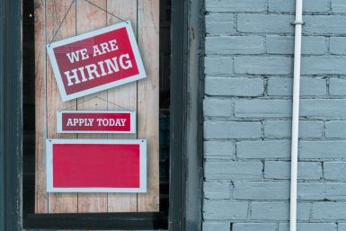 "We Are Hiring" Sign