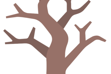 Leafless tree emoji